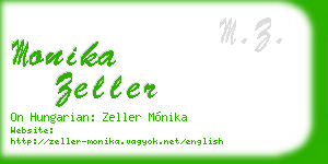 monika zeller business card