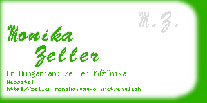 monika zeller business card
